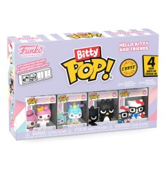 Hello Kitty and Friends - Pack 4 figurines Bitty POP! Hello Kitty and Friends Series 4 2 cm