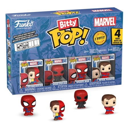Marvel - Spider-Man pack 4 figurines Bitty POP! Vinyl Series 4 2 cm