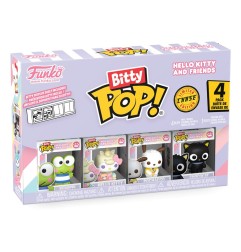 Hello Kitty and Friends - Pack 4 figurines Bitty POP! Hello Kitty and Friends Series 2 2 cm