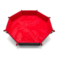 CritStones - Plateau à dés pliant Dragon Skin XL Edition Red