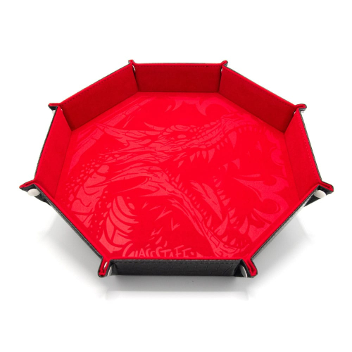 CritStones - Plateau à dés pliant Dragon Skin XL Edition Red