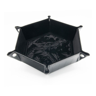 CritStones - Plateau à dés pliant Dragon Skin Edition Black