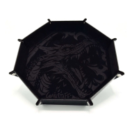 CritStones - Plateau à dés pliant Dragon Skin XL Edition Black CritStones - Plateau à dés pliant Dragon Skin XL Edition Black