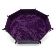 CritStones - Plateau à dés pliant Dragon Skin XL Edition Purple
