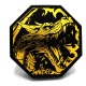 CritStones Arena - Plateau à dés Black Dragon (Yellow Lid)