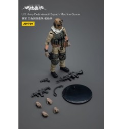 Hardcore Coldplay - Figurine 1/18 U.S. Army Delta Assault Squad Machine Gunner 11 cm