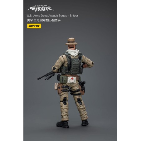 Hardcore Coldplay - Figurine 1/18 U.S. Army Delta Assault Squad Sniper 11 cm