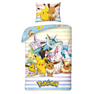 Pokémon - Parure de lit Pikachu, Évoli & Friends 140 x 200 cm / 70 x 90 cm Pokémon - Parure de lit Pikachu, Évoli & Friends 140 x 200 cm / 70 x 90 cm