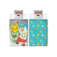 Pokémon - Parure de lit Pokémon light blue 135 x 200 cm