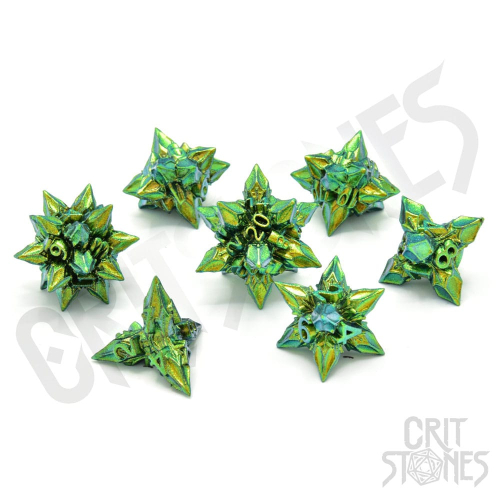 CritStones Metal - Pack 7 dés Unholy Bane