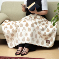 Mon voisin Totoro - Couverture polaire moirée Totoro silhouette 70 x 100 cm Mon voisin Totoro - Couverture polaire moirée Totoro silhouette 70 x 100 cm