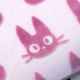 Kiki la petite sorcière - Coussin polaire moirée Jiji silhouette 20 x 43 cm