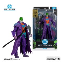 DC Multiverse - Figurine Batman (Dark Nights: Death Metal) Jokerized (Gold Label) 18 cm