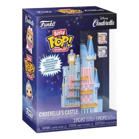 Disney - Bitty POP! Display présentoir avec 2 figurines en vinyle Cinderella's Castle