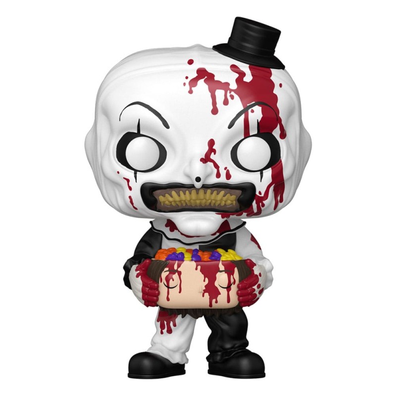 Terrifier - 2 POP! Movies Vinyl figurine Art the Clown with Candy Filled Head 9 cm