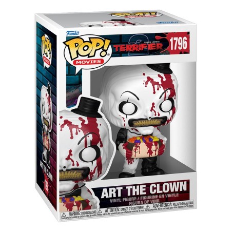 Terrifier - 2 POP! Movies Vinyl figurine Art the Clown with Candy Filled Head 9 cm