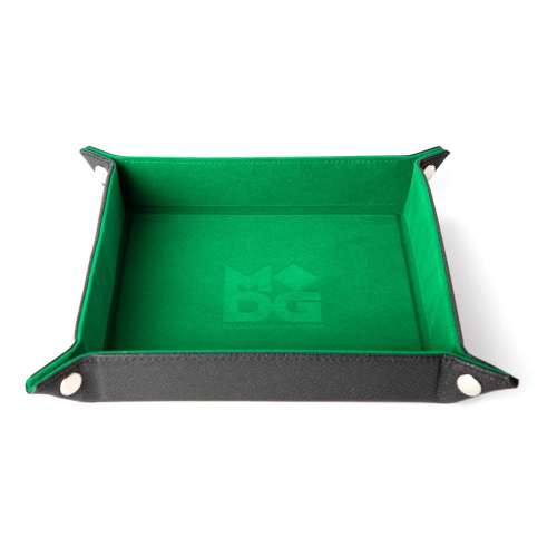 FanRoll - Plateau à dés pliant Velvet vert