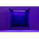 FanRoll Shadowlight - Plateau à dés pliant Blacklight Black