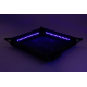 FanRoll Shadowlight - Plateau à dés pliant Blacklight Black