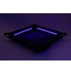 FanRoll Shadowlight - Plateau à dés pliant Blacklight Black