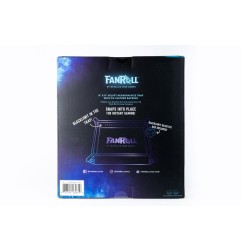 FanRoll Shadowlight - Plateau à dés pliant Blacklight Black