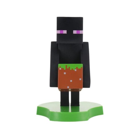 Minecraft Enderman - Figurine Holdems Cable Guys support d'appareil et support de téléphone 12cm