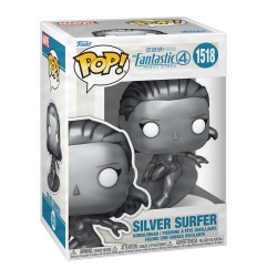 Marvel - Les Quatre Fantastiques : Premiers pas POP!  Vinyl figurine Silver Surfer 9 cm