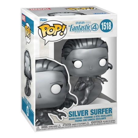 Les Quatre Fantastiques : Premiers pas - Figurine POP! Silver Surfer 9 cm