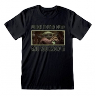 Star Wars The Mandalorian - T-Shirt Cute And Knows It