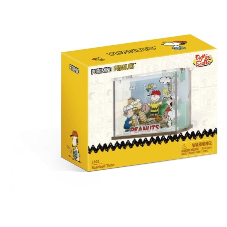 Peanuts - Puremind Jeu de construction Mini Scene Baseball Time