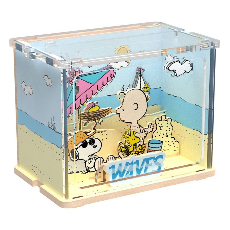 Peanuts - Puremind Jeu de construction Mini Scene Chilling at the Beach