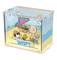 Snoopy Puremind - Jeu de construction Mini Scene Chilling at the Beach