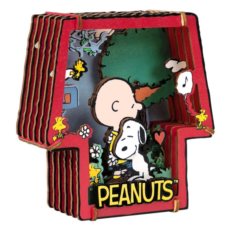 Peanuts - Puremind maquette Wooden Theater Healing Hug