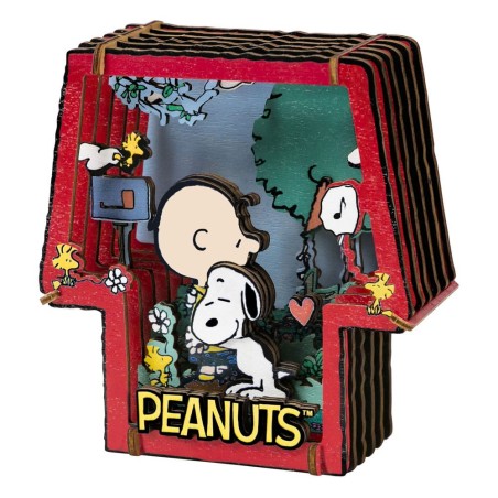 Peanuts - Puremind maquette Wooden Theater Healing Hug
