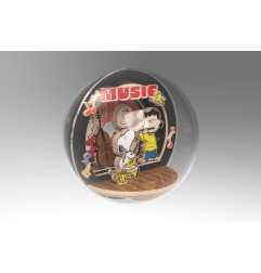 Peanuts - Puremind maquette Le globe Wooden Theater Globe Night of Music