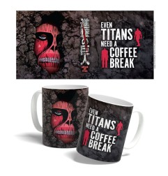 L'Attaque des Titans - Attack on Titan mug Titan Coffee Break Time 325 ml