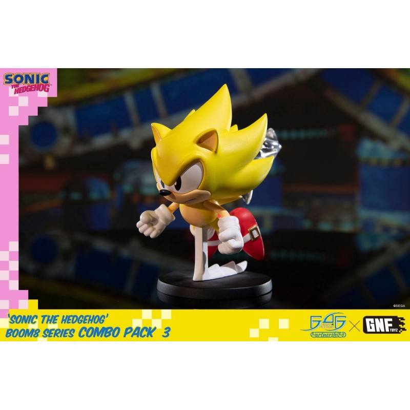 Sonic The Hedgehog - Figurine PVC BOOM8 Series Vol. 06 Super Sonic 8 cm