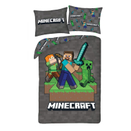 Minecraft - Parure de lit Minecraft Ver. 4 140 x 200 cm / 70 x 90 cm