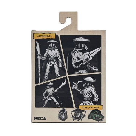 Les Tortues Ninja - Figurine Elite Foot Ninja Guard Black & White 18 cm