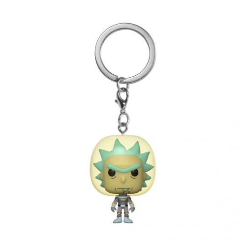 Rick & Morty - Porte-clés Pocket POP! Rick Space Suit 4 cm