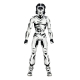 Les Tortues Ninja - Figurine Casey Jones Black & White 18 cm