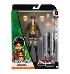L'Attaque des Titans - Figurine Total Anime Eren Jaeger 17 cm