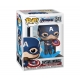 Avengers: Endgame - Figurine POP! Captain America w/Broken Shield & Mjölnir 9 cm