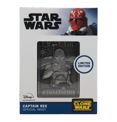 Star Wars : The Clone Wars - Lingot Captain Rex Limited Edition
