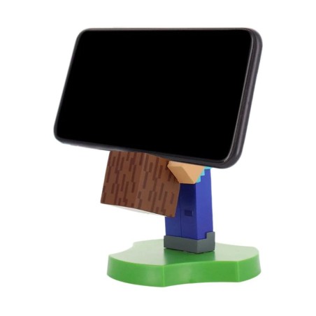 Minecraft - Figurine Cable Guys Steve Guys Holdems support d'appareil et support de téléphone 11cm