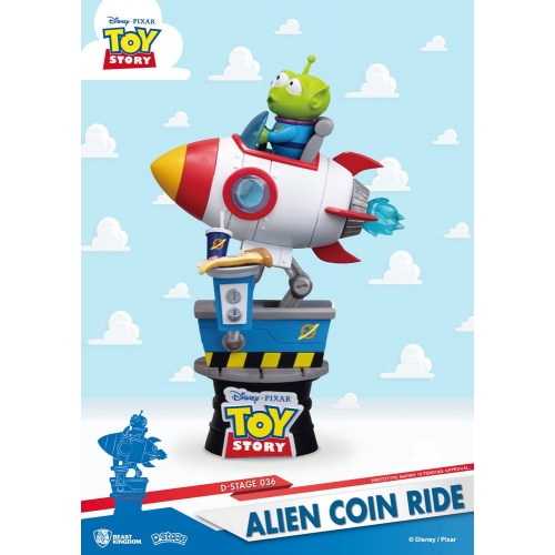 Toy Story - Diorama D-Stage Alien Coin Ride 15 cm