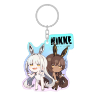 Goddess of Victory: Nikke - Porte-clés Blanc & Noir Holographic 7 cm