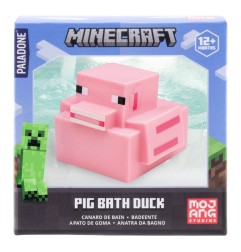 Minecraft - Canard de bain Pig 6 cm