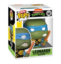 Les Tortues Ninja - Présentoir Bitty Box avec 2 figurines Bitty POP! Micheangelo et Leonardo