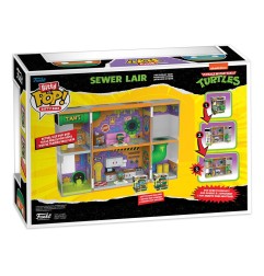 Tortues Ninja - Bitty POP! Bitty Box présentoir avec 2 figurines en vinyle Sewer Lair